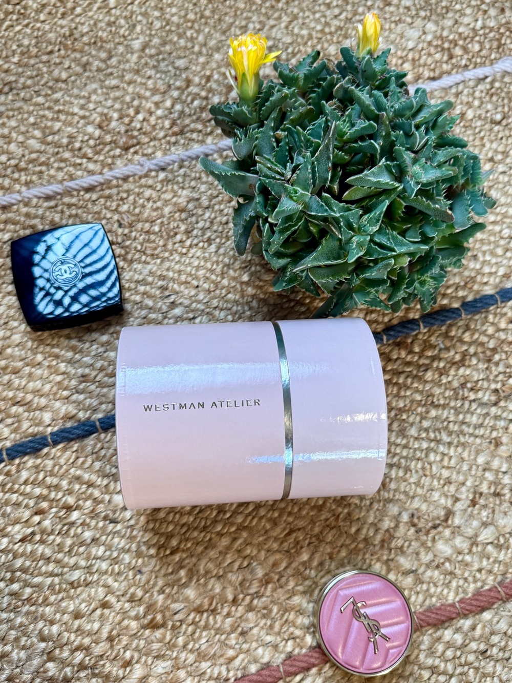 Westman Atelier Limited Edition Pale Pink Brush Case Holder